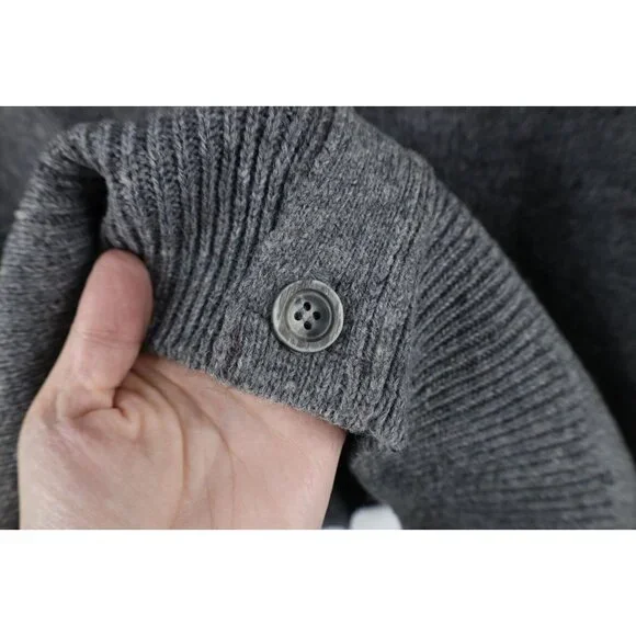 Vintage 50s 60s Rockabilly Mens Large Atomic Fleck Wool Knit Sweater Vest USA